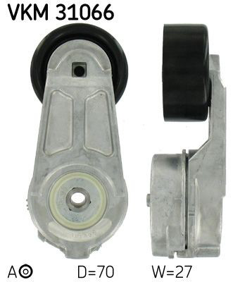 VKM31066 SKF Натяжна планка поліклинового ременя