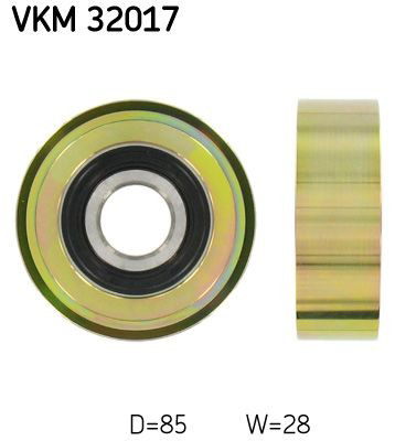 VKM32017 SKF Ролик натяжителя ременя агрегатів