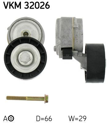 VKM32026 SKF Натяжна планка поліклинового ременя