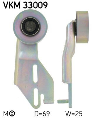 VKM33009 SKF Натяжна планка поліклинового ременя