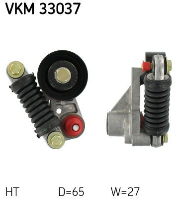 Натягувач приводного ременя SKF VKM33037 ціна, від 113.71 USD