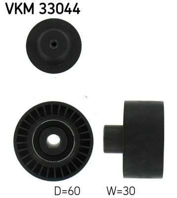VKM33044 SKF Ролик приводного ременя, паразитний