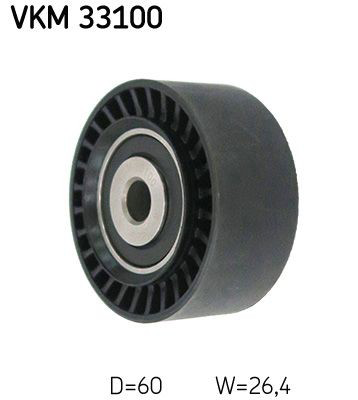 Ролик приводного ременя, паразитний SKF VKM33100 ціна, від 12.95 USD