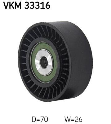 Ролик приводного ременя, паразитний SKF VKM33316 ціна, від 23.32 USD