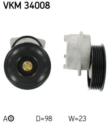 VKM34008 SKF Натяжна планка поліклинового ременя