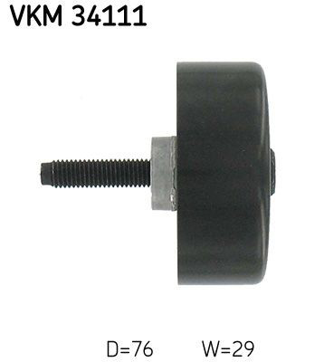 Купити VKM34111 SKF Ролик приводного ременя, паразитний