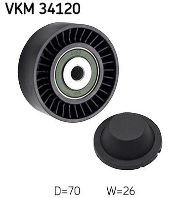 Ролик приводного ременя, паразитний SKF VKM34120 ціна, від 20.50 USD