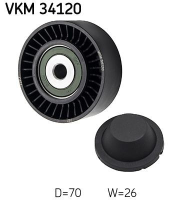 Купити VKM34120 SKF Ролик приводного ременя, паразитний
