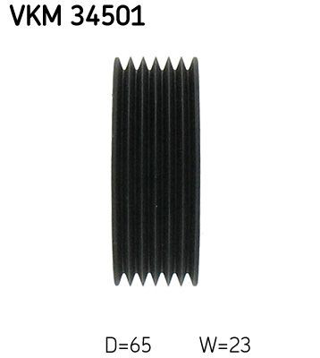 Ролик приводного ременя, паразитний VKM34501 SKF