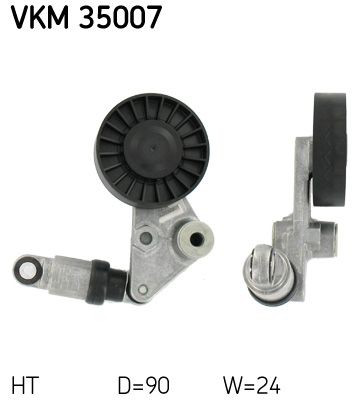 VKM35007 SKF Натяжна планка поліклинового ременя