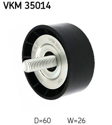 VKM35014 SKF Ролик приводного ременя, паразитний