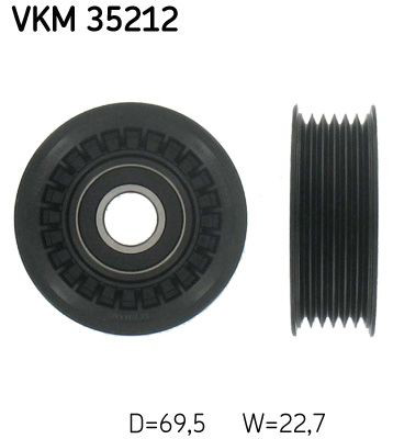 VKM35212 SKF Ролик приводного ременя, паразитний