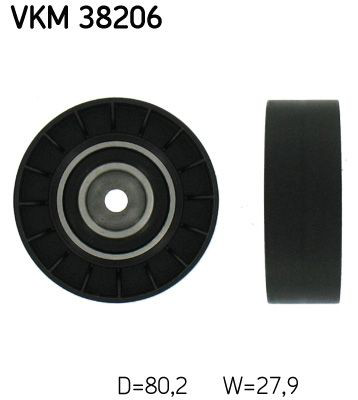 VKM38206 SKF Ролик приводного ременя, паразитний