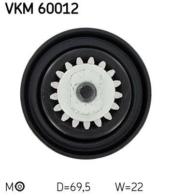 Натяжний ролик SKF VKM60012 ціна, від 17.04 USD