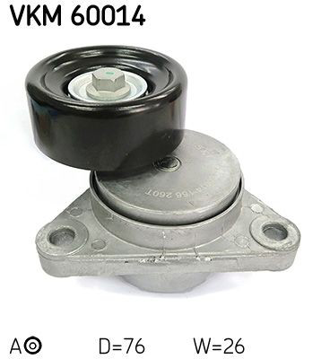 Натягувач приводного ременя SKF VKM60014 ціна, від 34.46 USD