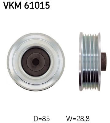 Ролик приводного ременя, паразитний SKF VKM61015