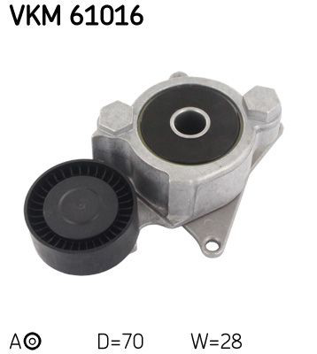 VKM61016 SKF Ролик натяжителя ременя агрегатів