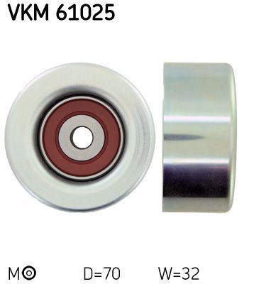 VKM61025 SKF Ролик приводного ременя, паразитний