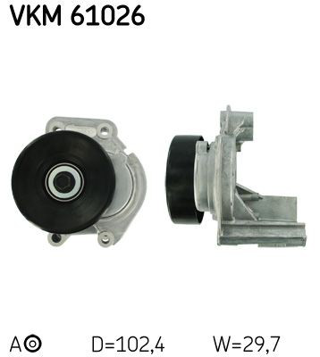 VKM61026 SKF Натяжна планка поліклинового ременя
