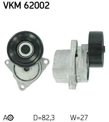 VKM62002 SKF Натяжна планка поліклинового ременя