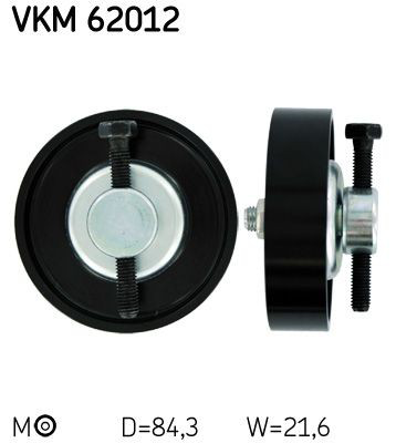 VKM62012 SKF Ролик натяжителя ременя агрегатів