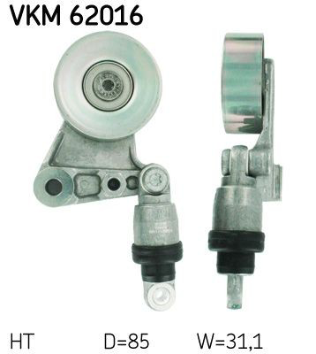VKM62016 SKF Натяжна планка поліклинового ременя