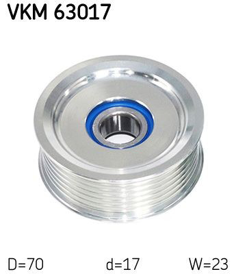 Ролик приводного ременя, паразитний VKM63017 SKF