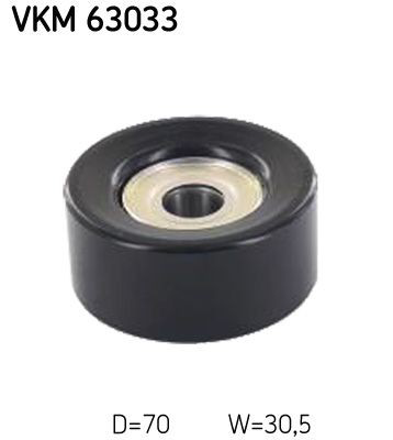Ролик приводного ременя, паразитний VKM63033 SKF