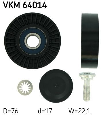 VKM64014 SKF Ролик приводного ременя, паразитний