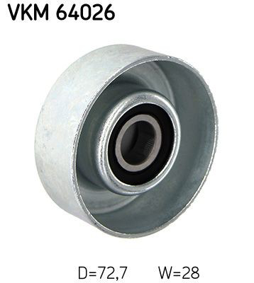 VKM64026 SKF Ролик приводного ременя, паразитний