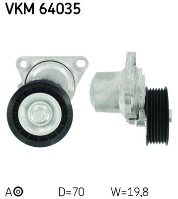 Натягувач приводного ременя VKM64035 SKF