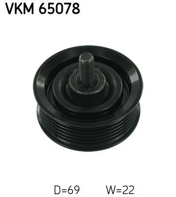 VKM65078 SKF Ролик приводного ременя, паразитний