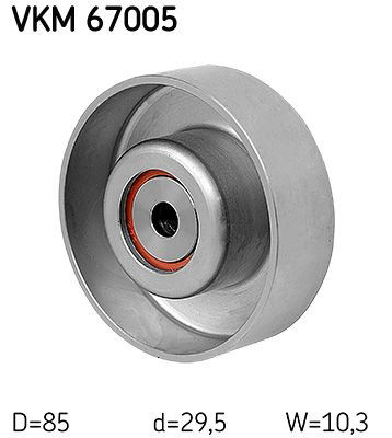 Ролик приводного ременя, паразитний SKF VKM67005 ціна, від 28.14 USD