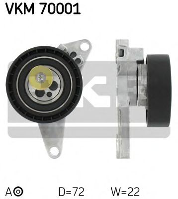 VKM70001 SKF Ролик натягувач