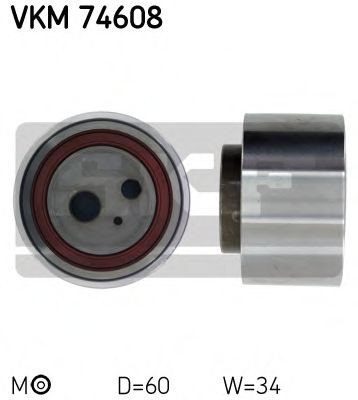 Ролик натяжителя ременя газорозподілу SKF VKM74608 ціна, від 20.66 USD