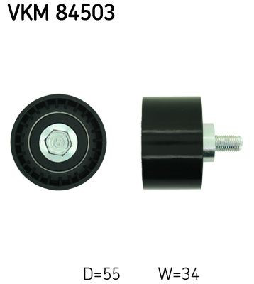 Ролик ременя ГРМ, паразитний SKF VKM84503 ціна, від 10.21 USD