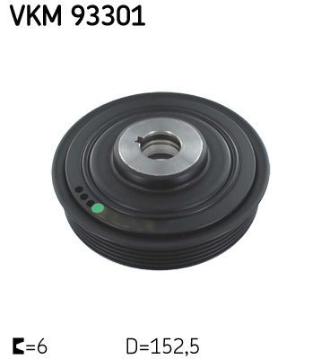 VKM93301 SKF Демпфер колінвалу