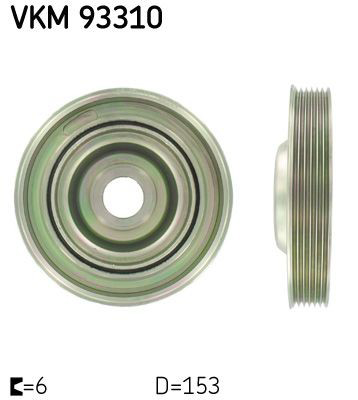 VKM93310 SKF Демпфер колінвалу