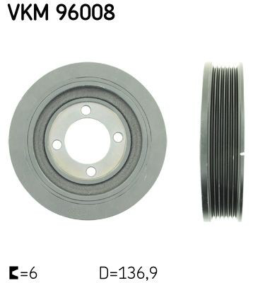 VKM96008 SKF Демпфер колінвалу