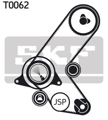Комплект ГРМ SKF VKMA05208 ціна, від 80.71 USD
