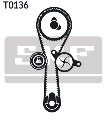 Купити VKMA06010 SKF ГРМ ремень