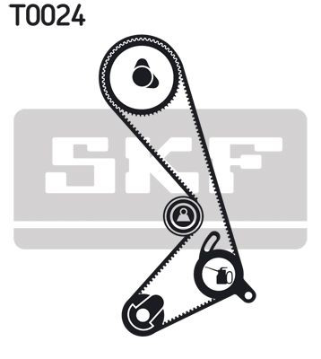 VKMA06204 SKF Ремінь ГРМ, комплект