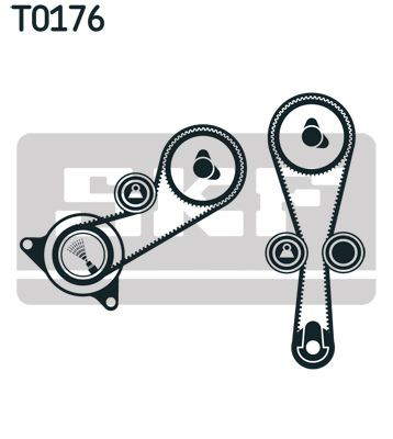Комплект ГРМ SKF VKMA07304 ціна, від 108.32 USD