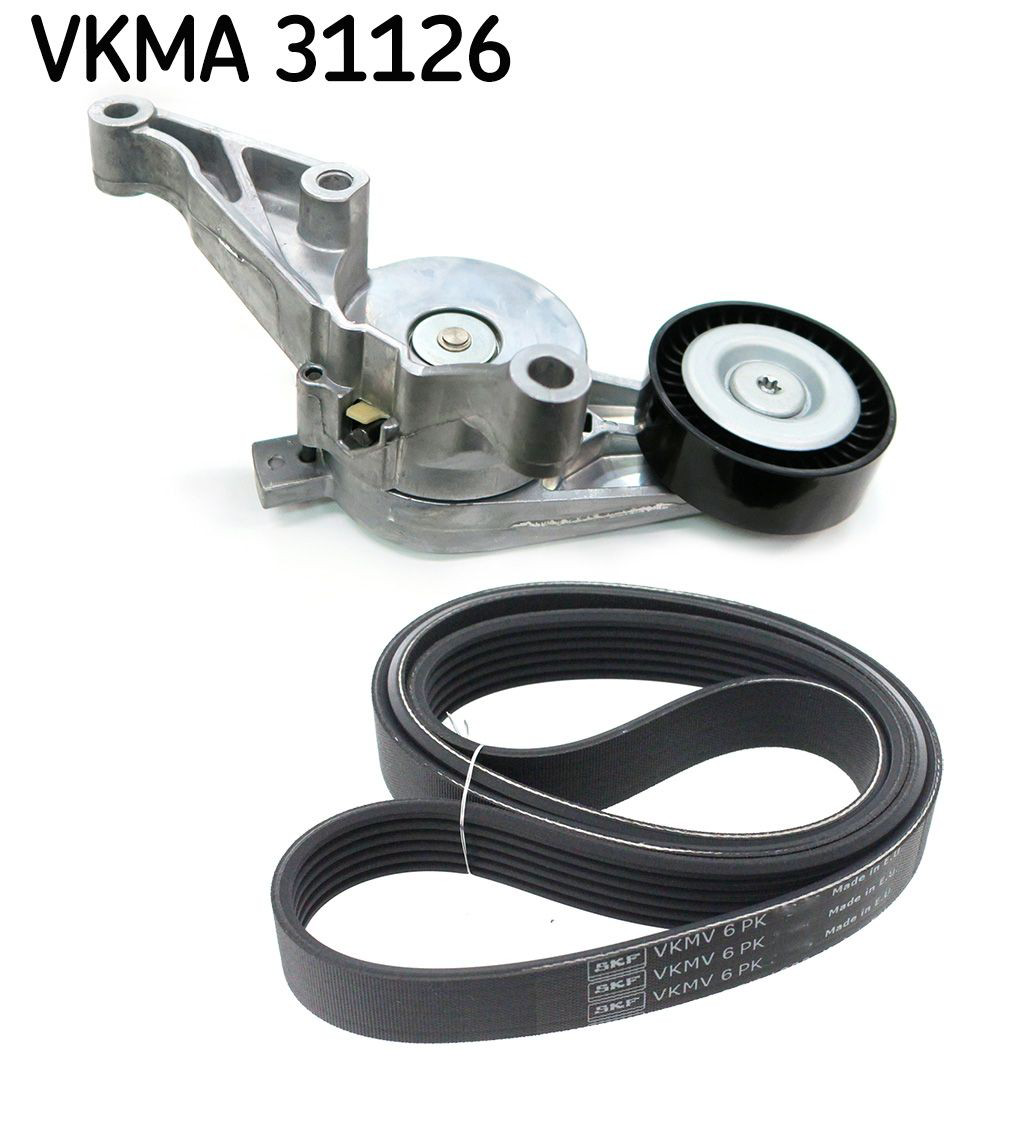 Ремінь приводний, агрегатів, комплект SKF VKMA31126 ціна, від 52.28 USD