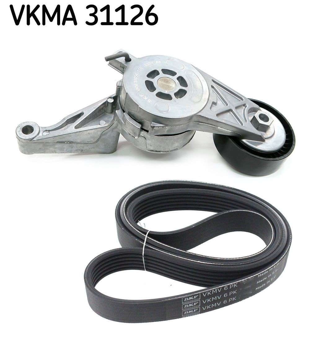 Купити VKMA31126 SKF Ремінь приводний, агрегатів, комплект