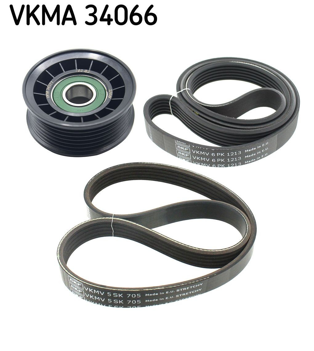 VKMA34066 SKF Ремінь приводний, агрегатів, комплект