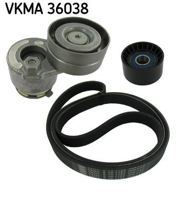 VKMA36038 SKF Ремінь приводний, агрегатів, комплект
