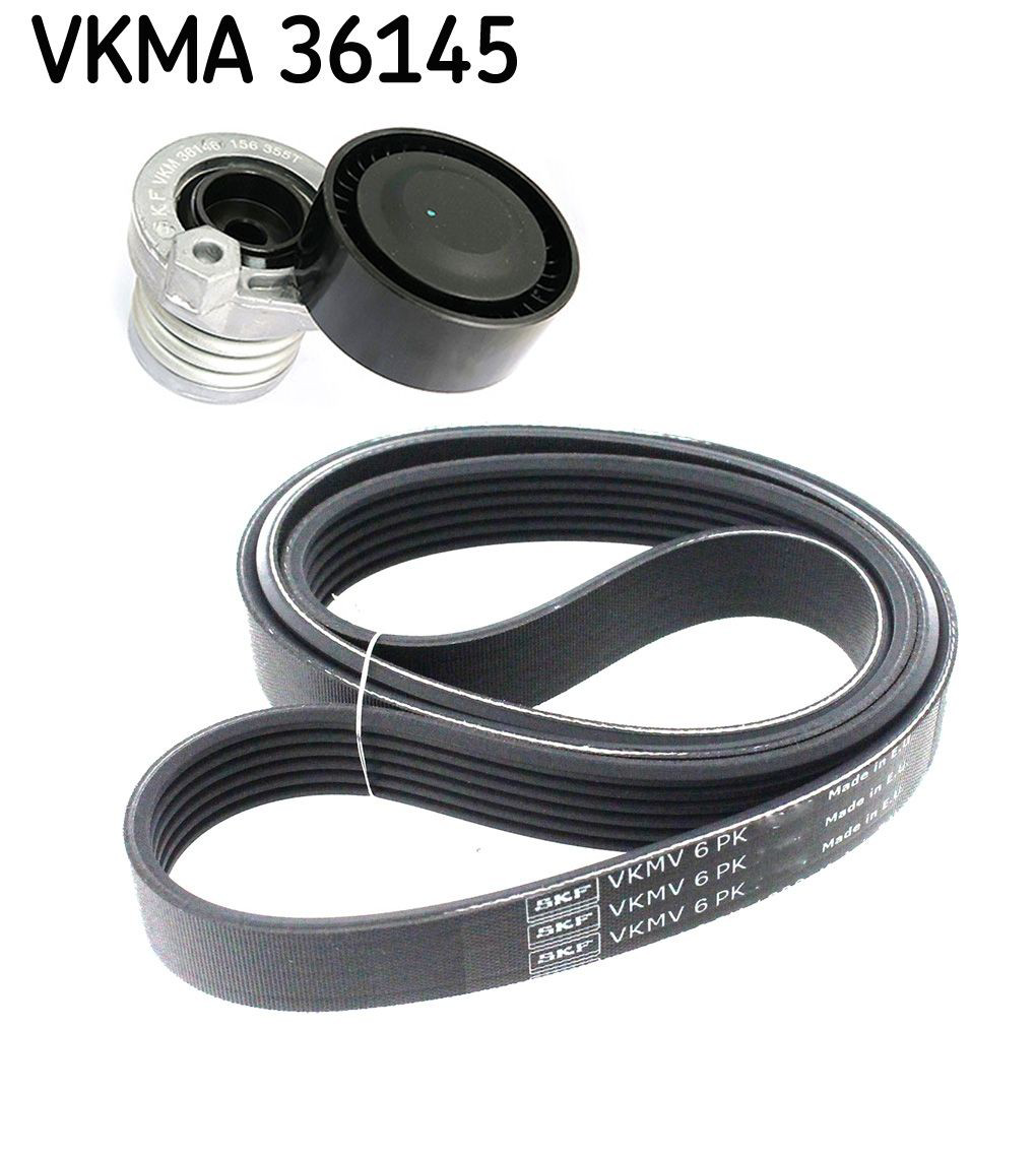 VKMA36145 SKF Ремінь приводний, агрегатів, комплект