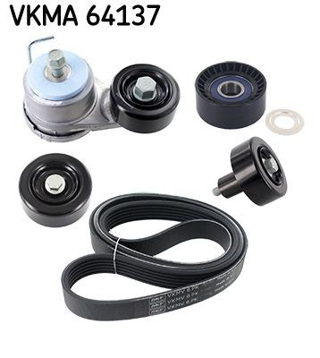 VKMA64137 SKF Ремінь приводний, агрегатів, комплект