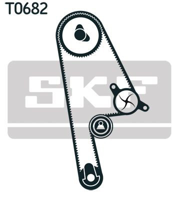 VKMA93019 SKF Ремінь ГРМ, комплект